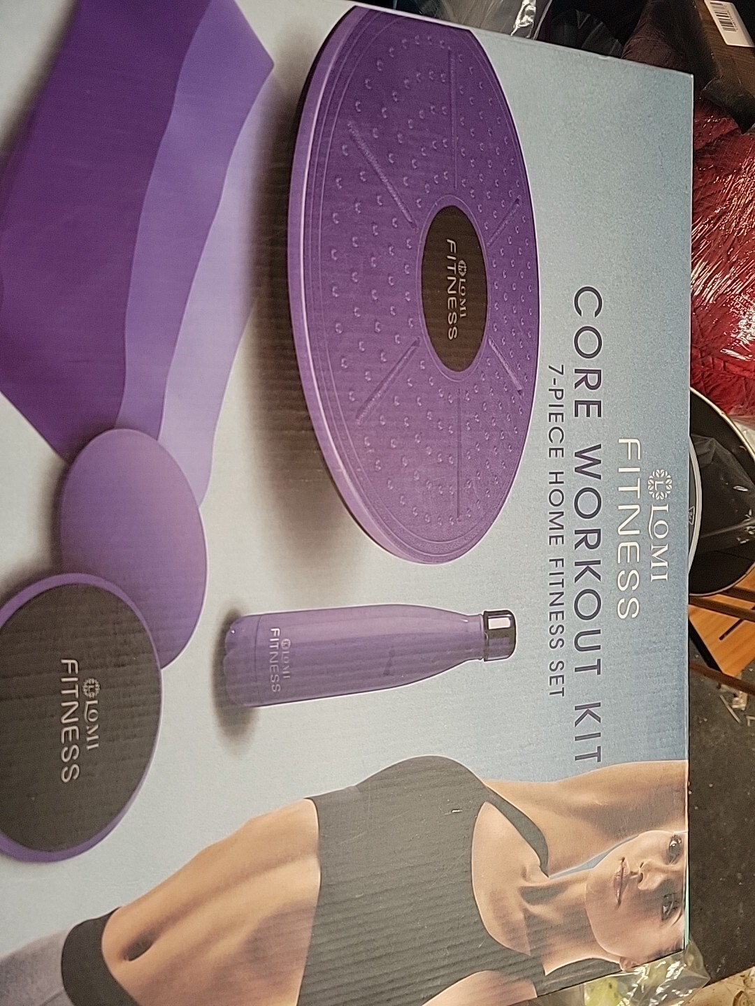 Lomi Fitness Core Workout Kit 7-Piece Home Fitness Set NIB