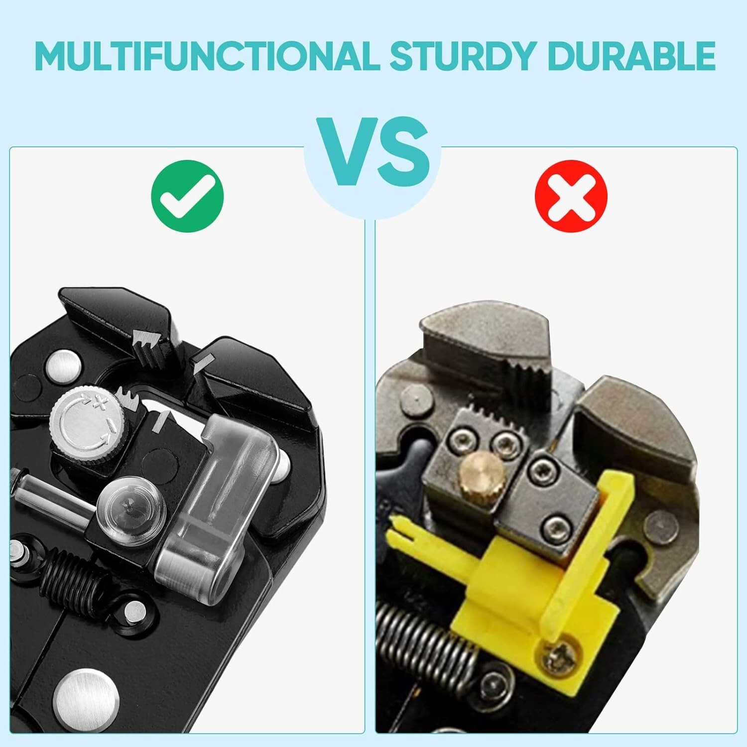 Automatic Wire Stripper Tool, 3 in 1 Wire Cutters Crimper Pliers Electrician Too