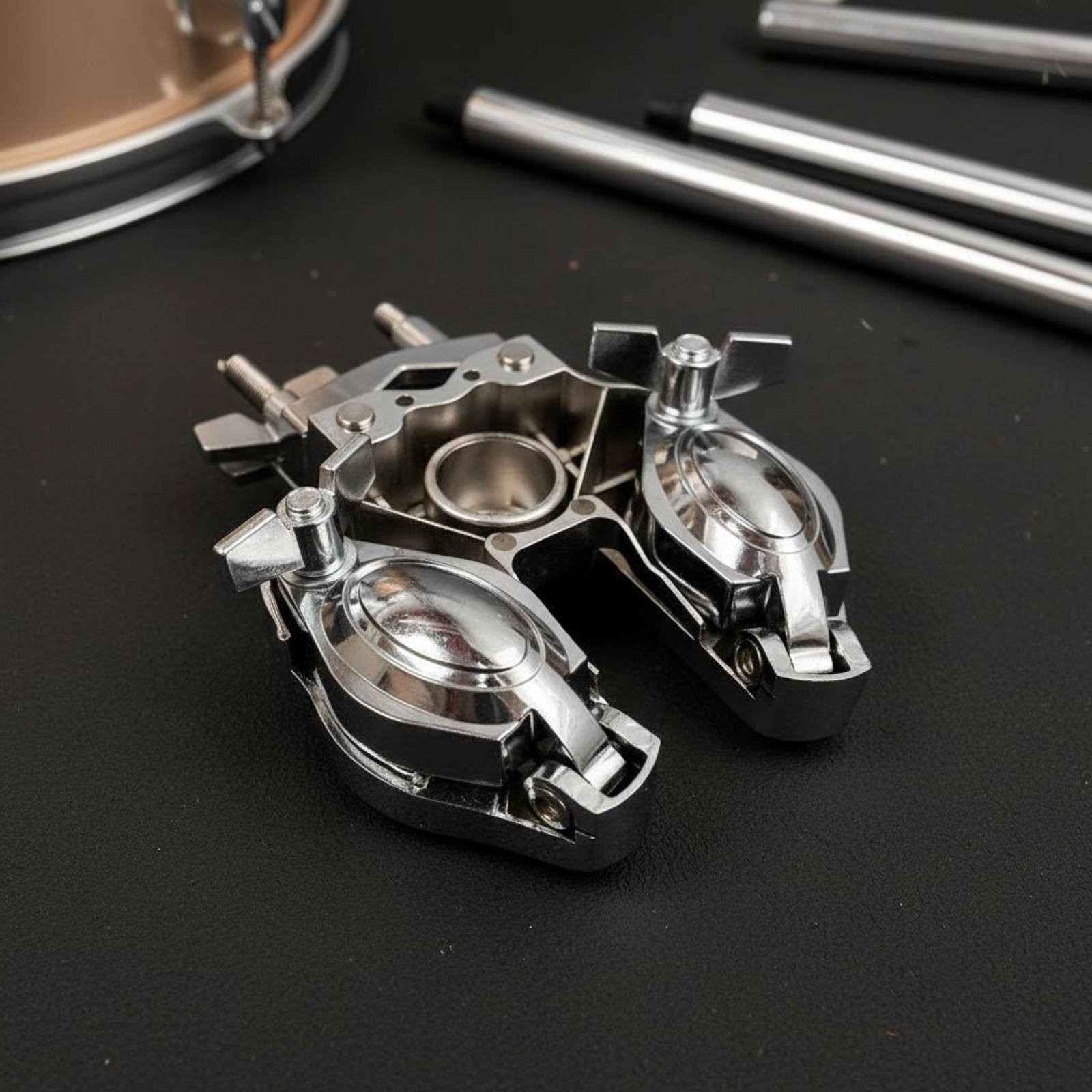 Drum Kit Tom Bracket Easy Installation Tom Holder Bracket Stable for Drummers