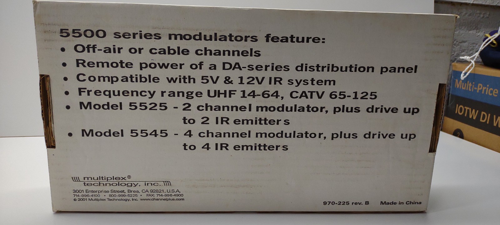 Channel Plus Performance Multi-Room Video 5525 NEW In Box Vintage