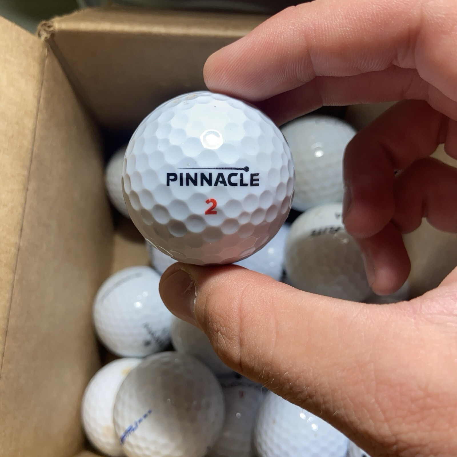 40x Assorted White Golf Balls Misc Brands 4A/3A Good/Fair Condition Grade A