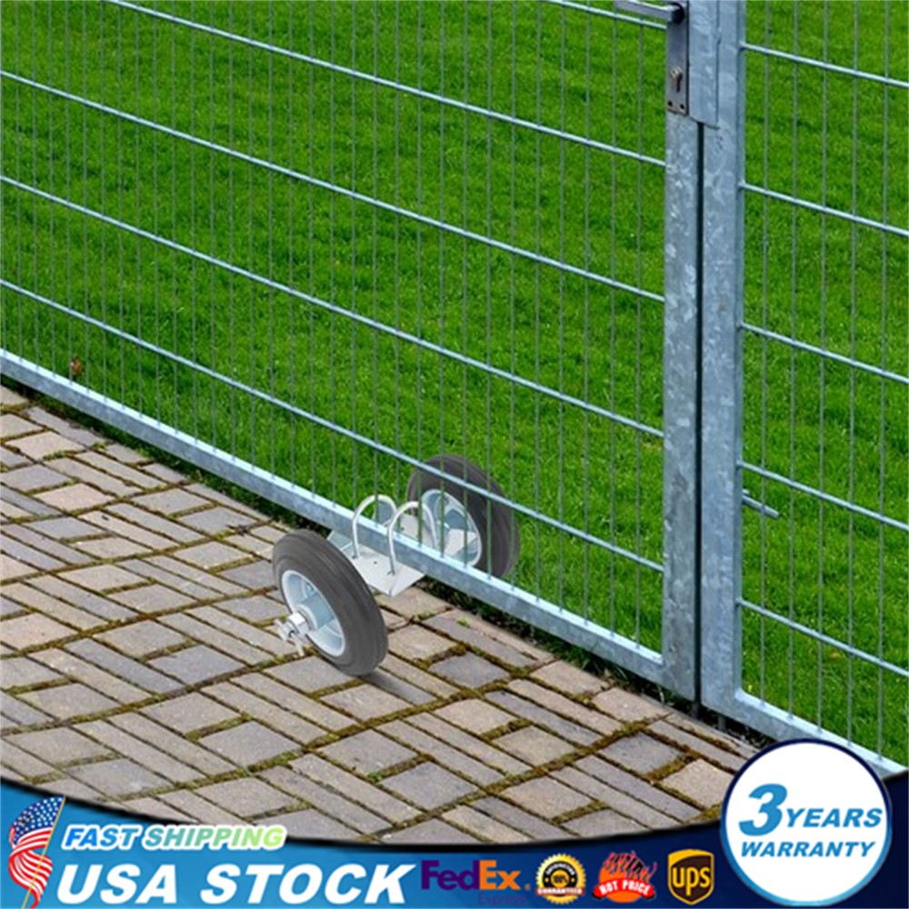 Rolling Gate Hardware Kit, Heavy Duty Sliding Gate Rollers Wheels Kit