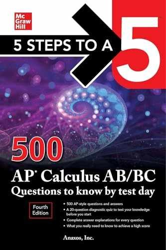 5 Steps to a 5: 500 AP Calculus - Paperback, by Anaxos Inc. NA - Very Good x