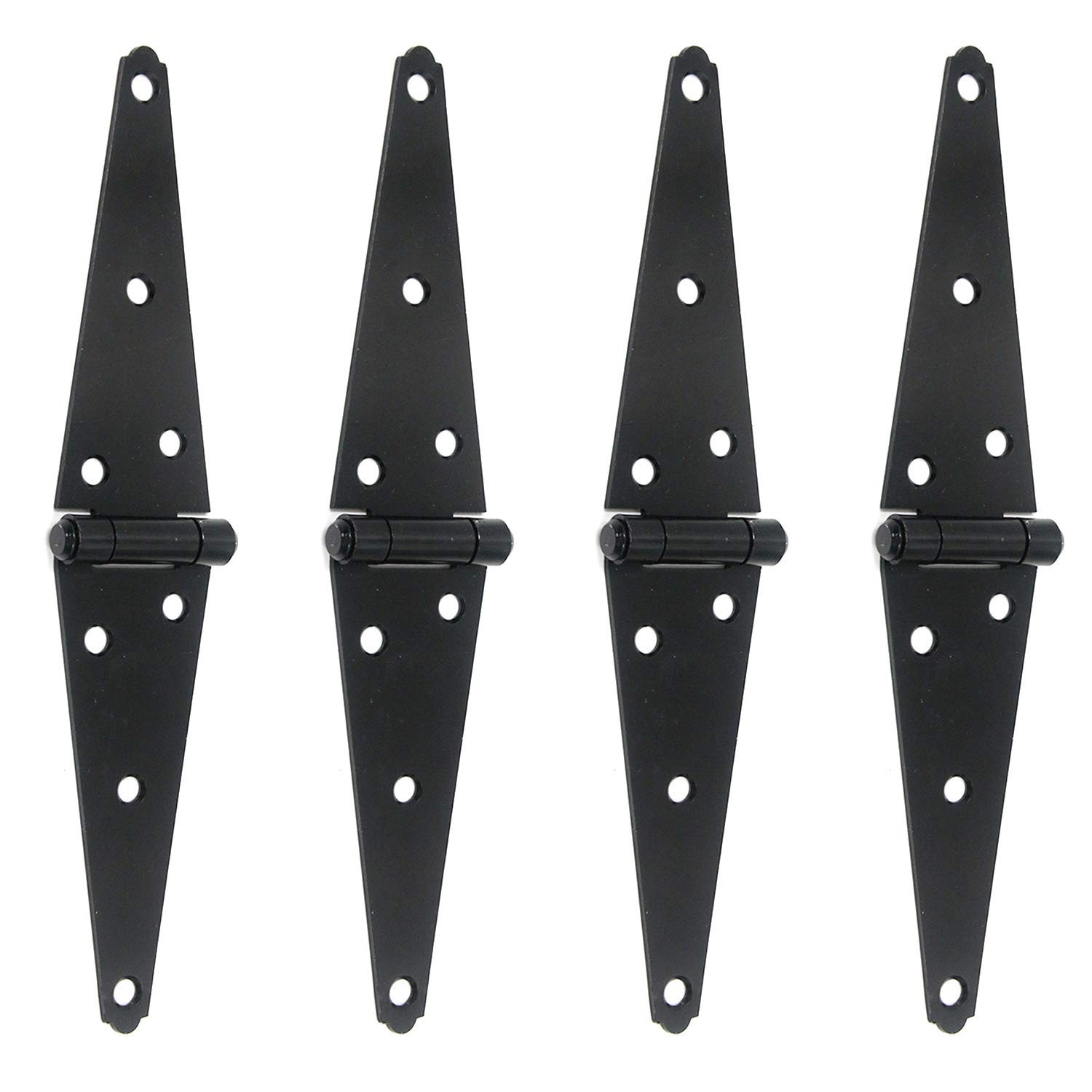T Tulead Gate Hinges Black Shed Hinge Iron Strap Hinges Door Hinge Furniture ...