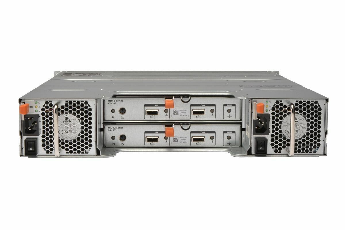 Dell PowerVault MD1220 24x 900GB 2.5" HDD Dual 6G SAS Controllers Dual 600W PSU