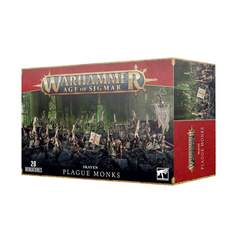 Skaven Pestilens Plague Monks - Warhammer Age of Sigmar - Brand New! 90-12