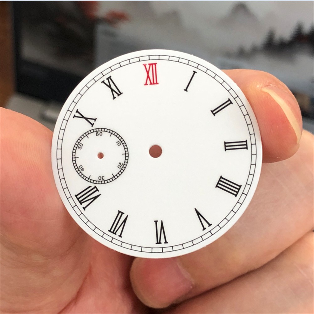 37MM Watch Enamel Dial For ST3600/ETA6497 Manual Mechanical Movement