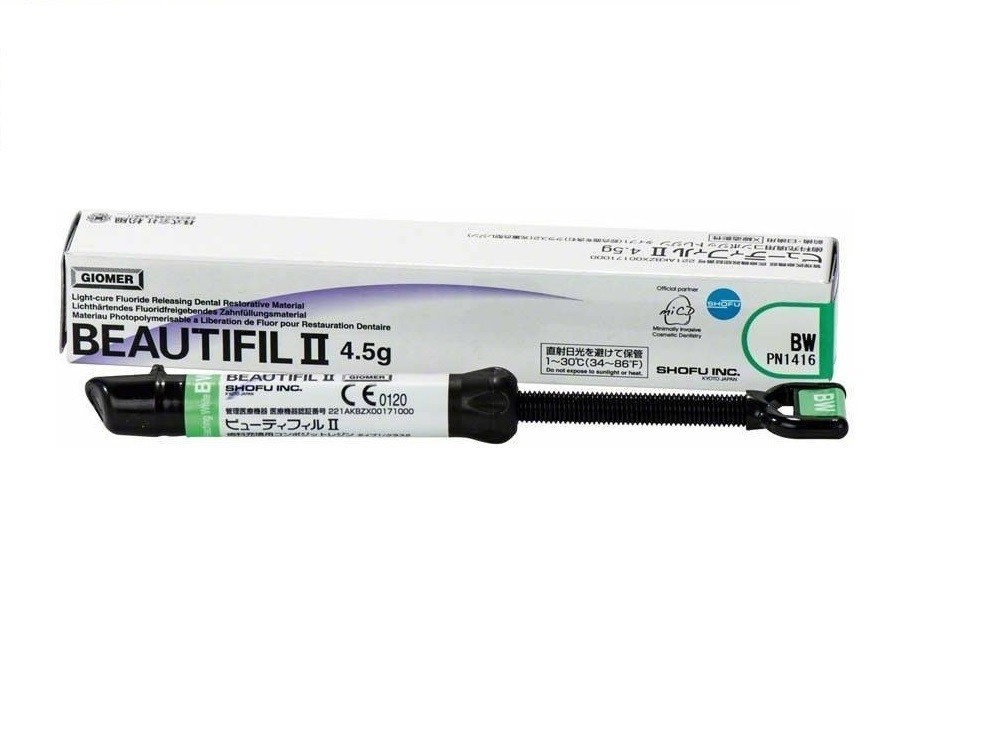 SHOFU BeautiFil 2 Restorative Composite 4.5gm BW BLEACH White Shade Dental