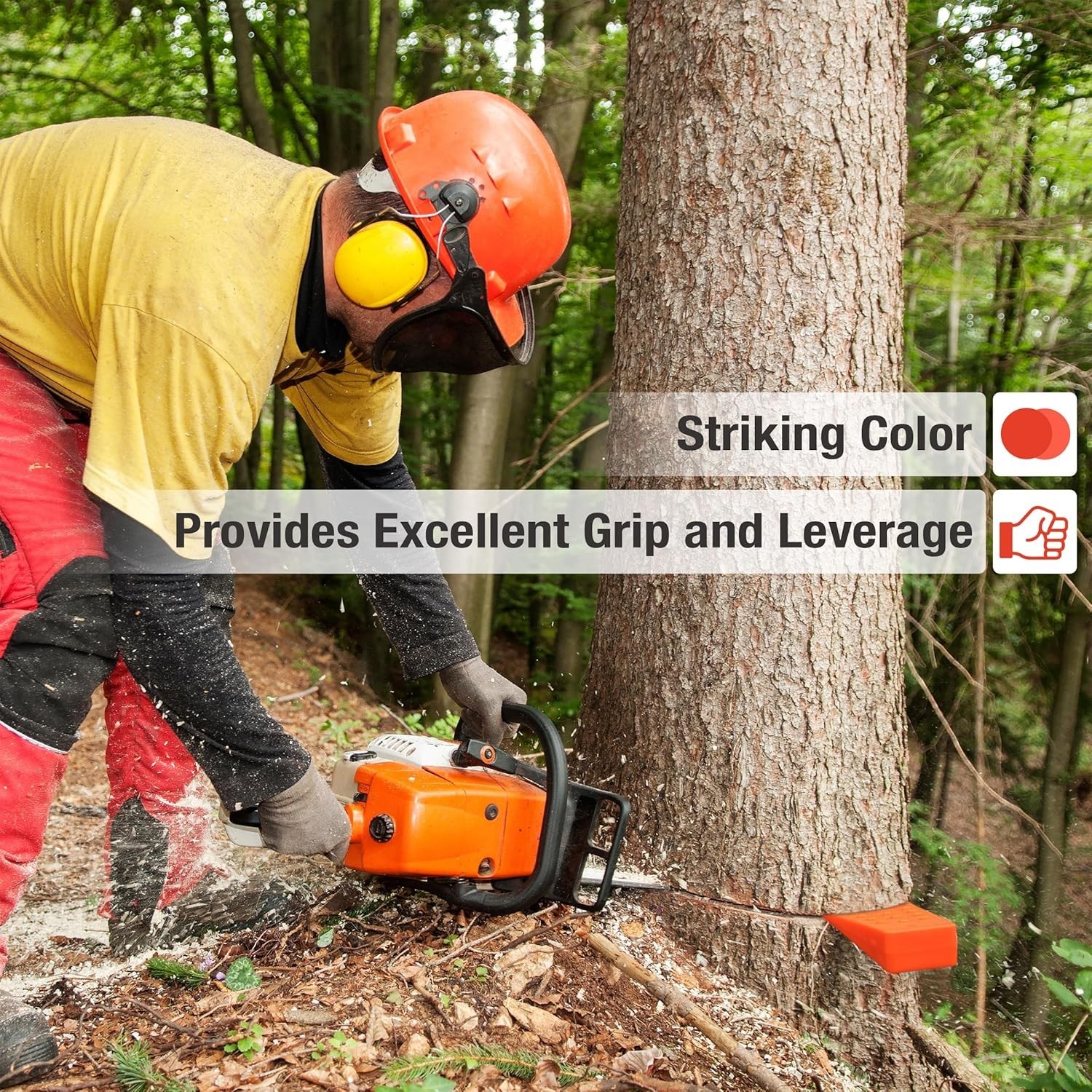 6 pack Tree Felling Wedges chainsaw wedges 5.5+8 tree cutting equipment