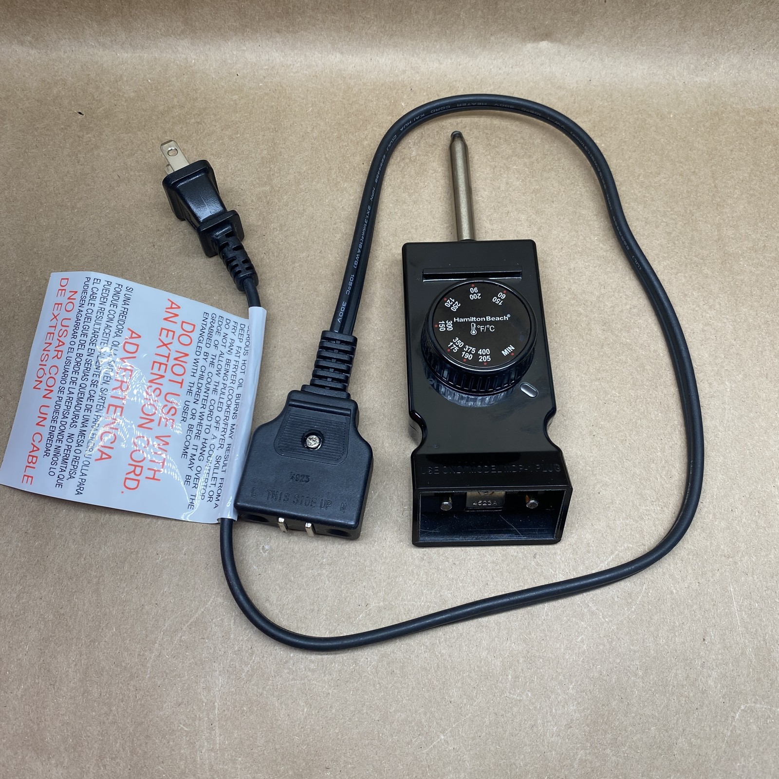 Hamilton Beach MDTCP-1 Universal Temperature Control Probe Cord 120VAC 1500W