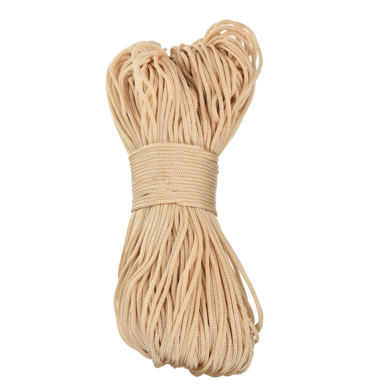 Macrame Cord 2.5mm x 109 Yard, Polyester Macrame Rope Twisted Yarn-Cream White