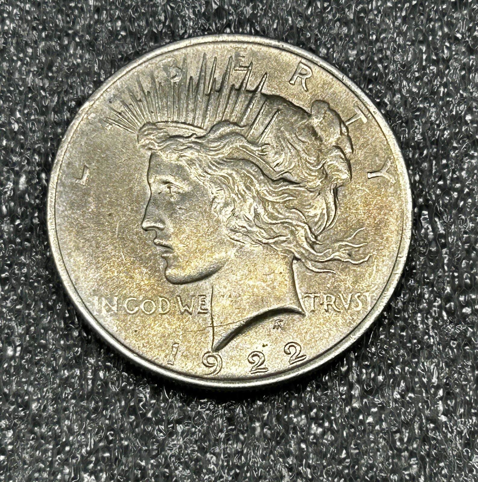 1922 US Silver Peace Dollar $1 -