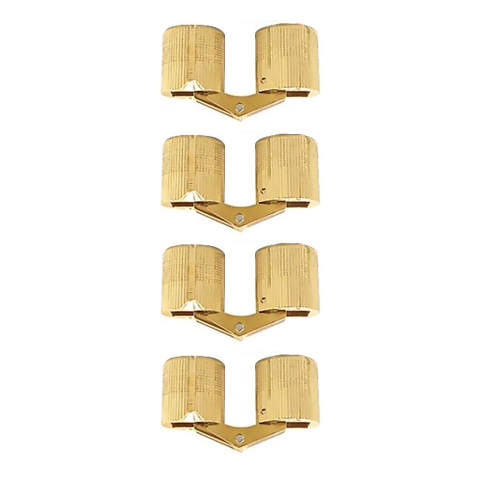 4Pcs/Set 10mm Brass Invisible Cabinet Hidden Barrel Hinge Accessories Part D