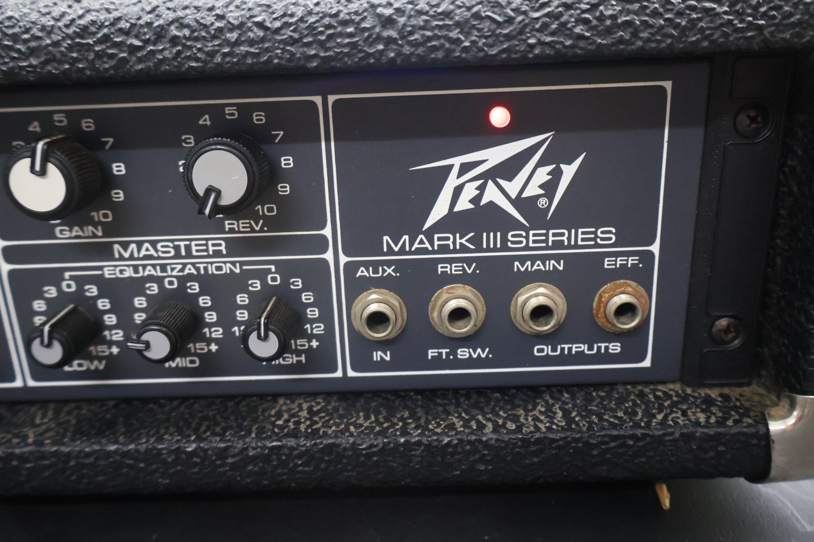 Peavey Amp MP-4 Mixer Mark III Series 100H Power Module MP4 Tested Works Vintage