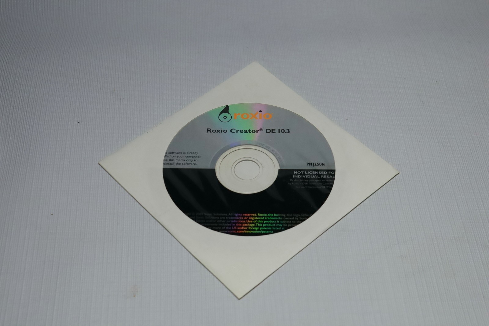 Roxio Creator DE 10.3 Software CD Create Burn Media Audio sealed In Sleeve