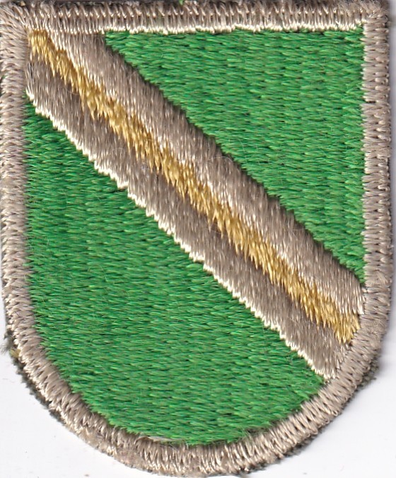 612th Quartermaster Company beret flash old cut edge patch US Army Cold War