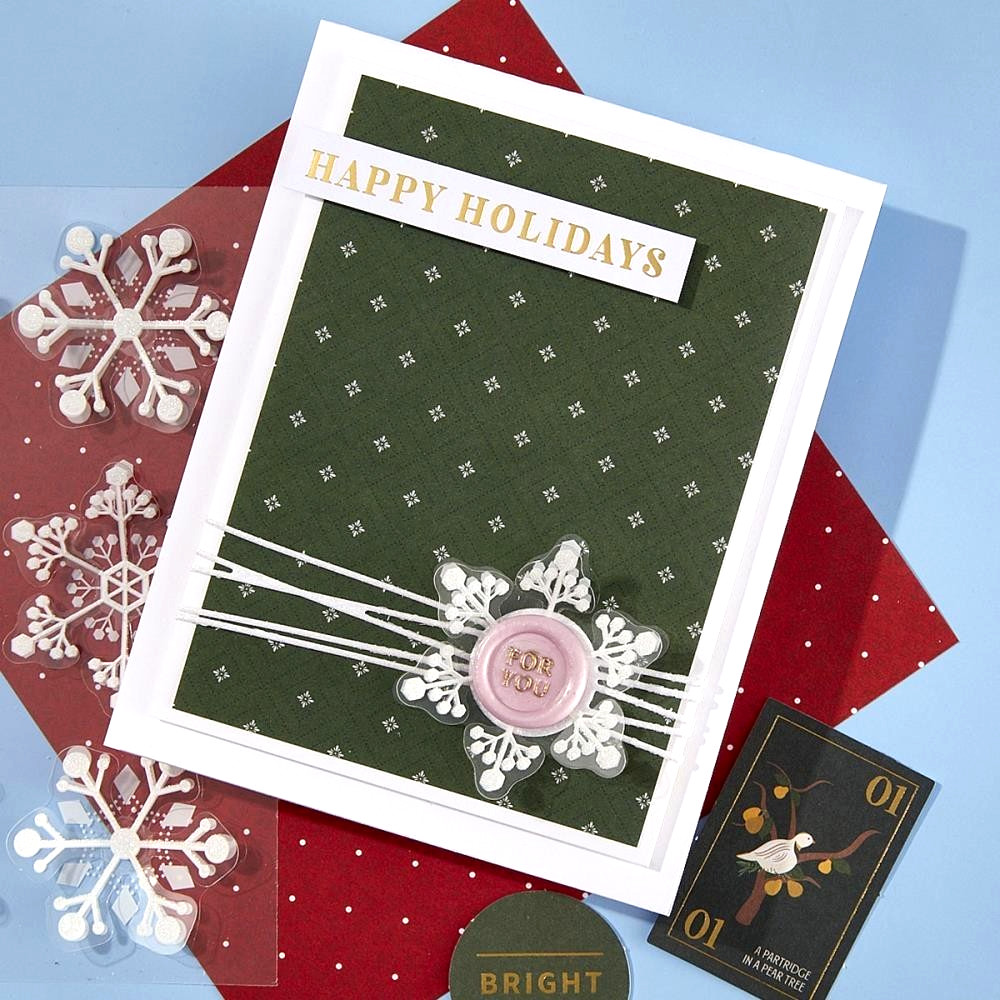 Spellbinders Die Cuts From Merry Moments Dimensional Snowflakes