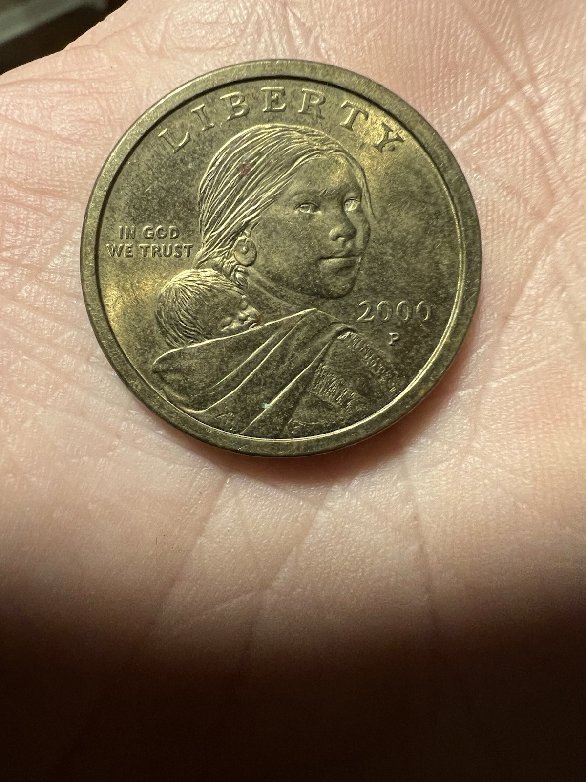 2000-P Gem Native American Sacagawea Collectible Dollar Coin