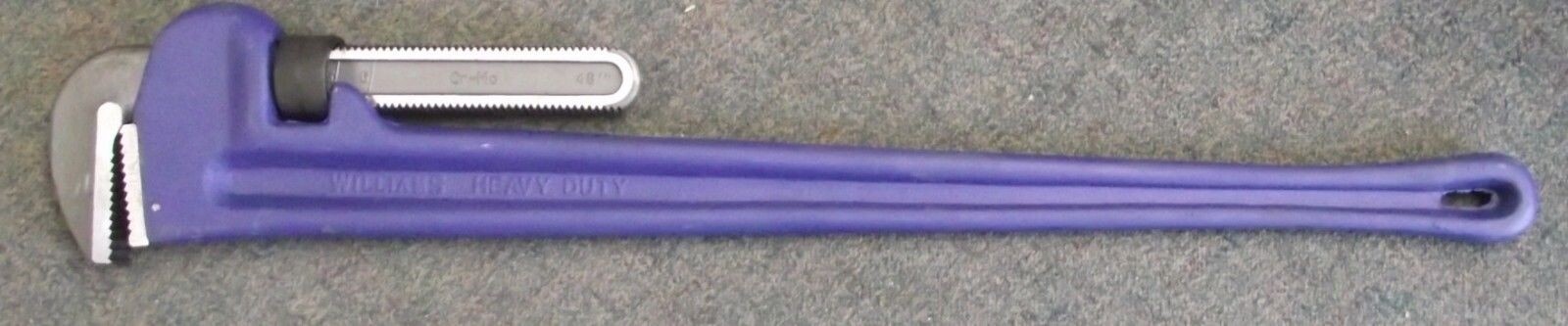 JH Williams 13532 48" Long Cast Iron Pipe Wrench with Scale