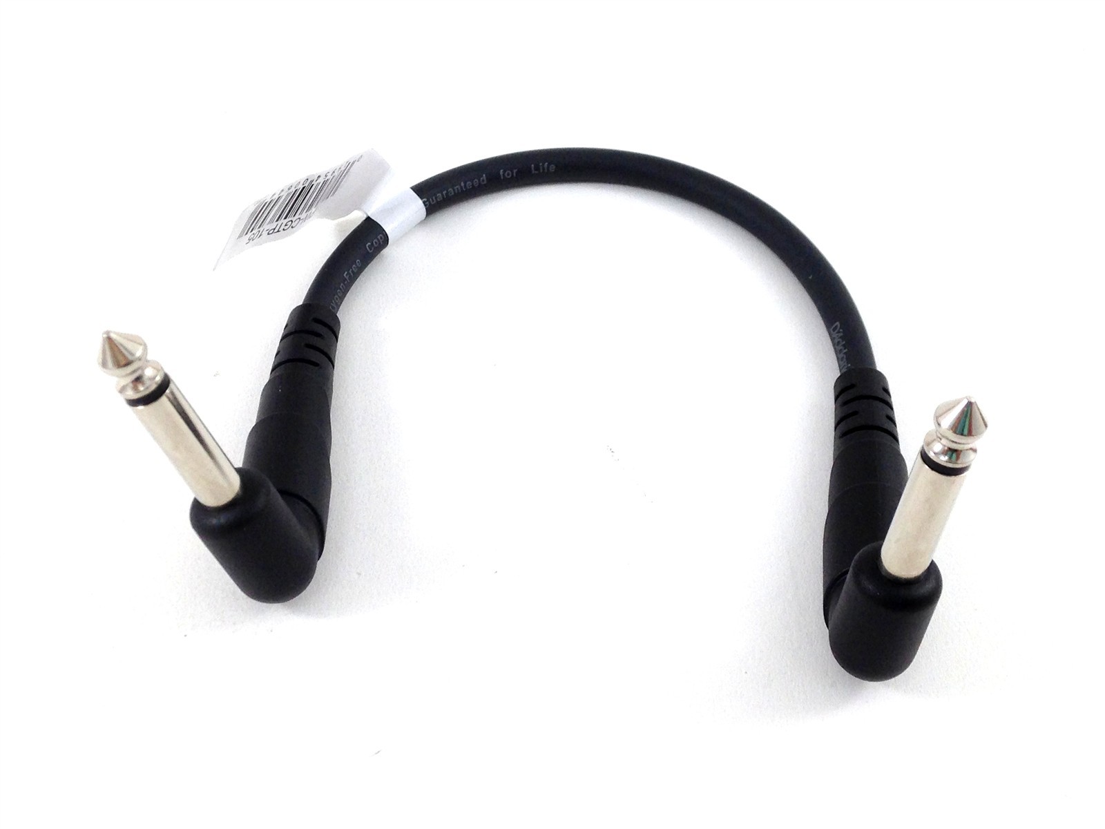 D'Addario - Planet Waves Patch Cable 6 inches 1/4 angled ends - 2 Pack