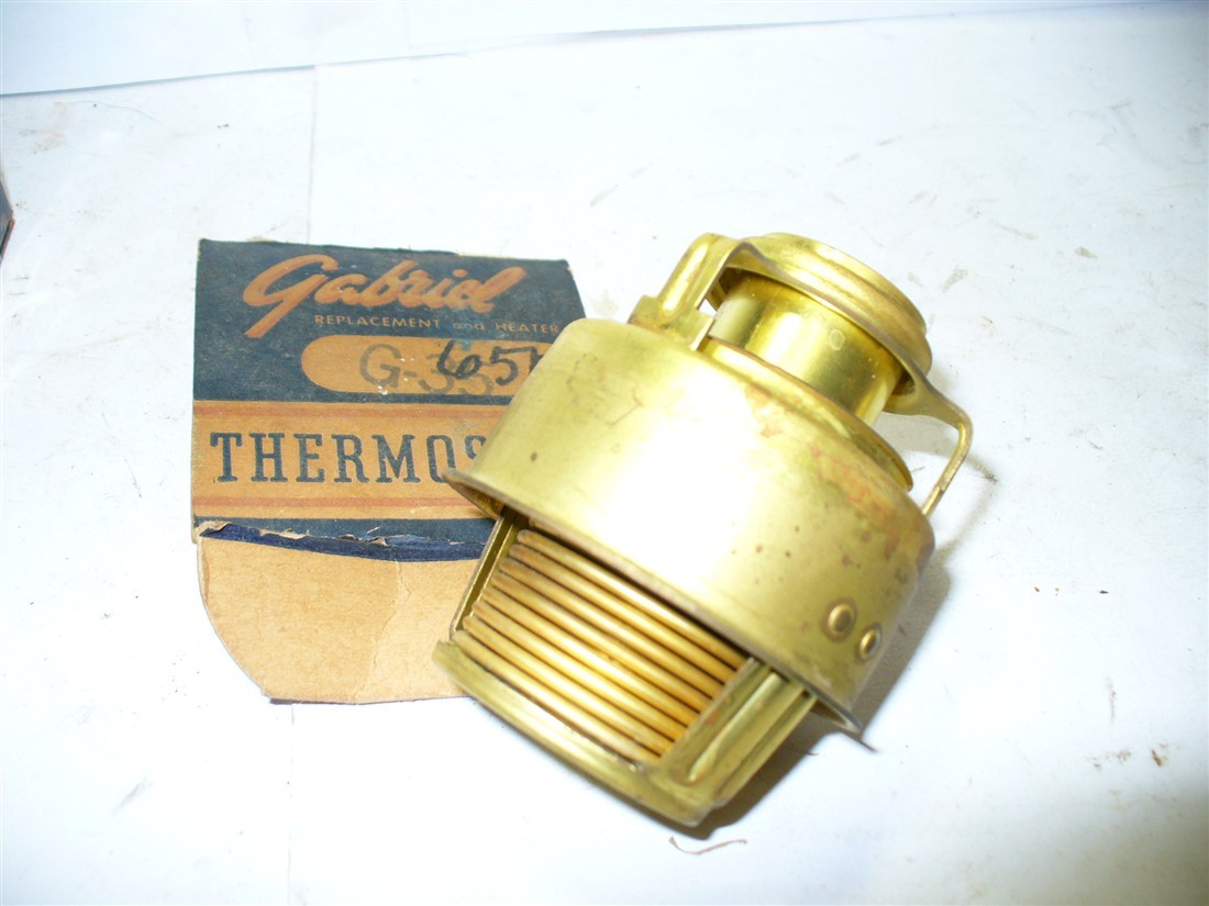 1936 –54 Hudson thermostat brass std temp 160 degree