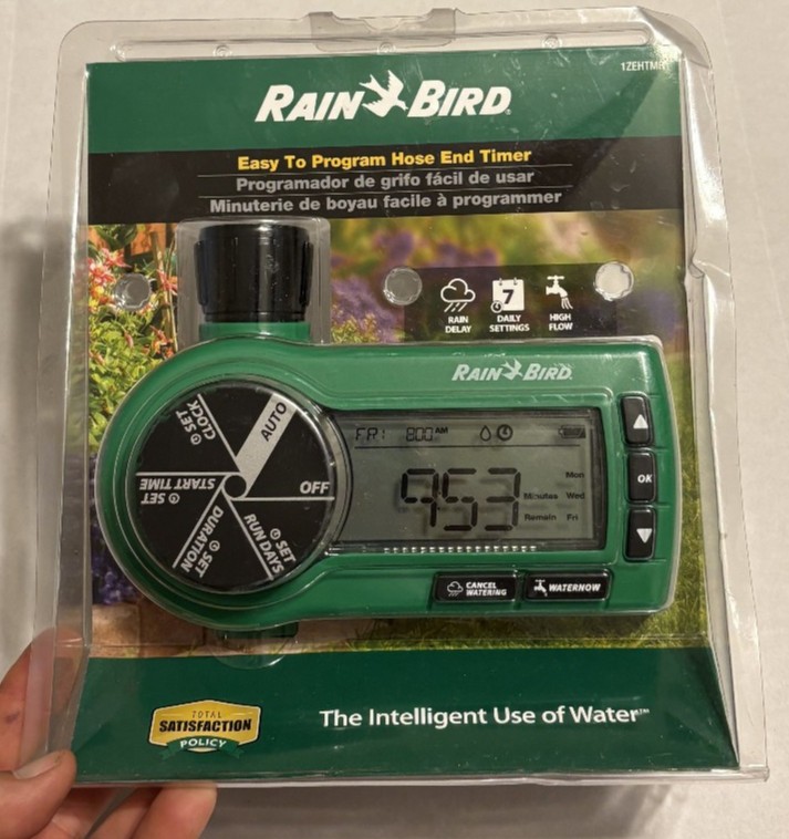 Rain Bird Easy-to-Program Hose End Sprinkler Timer Digital Automatic Watering