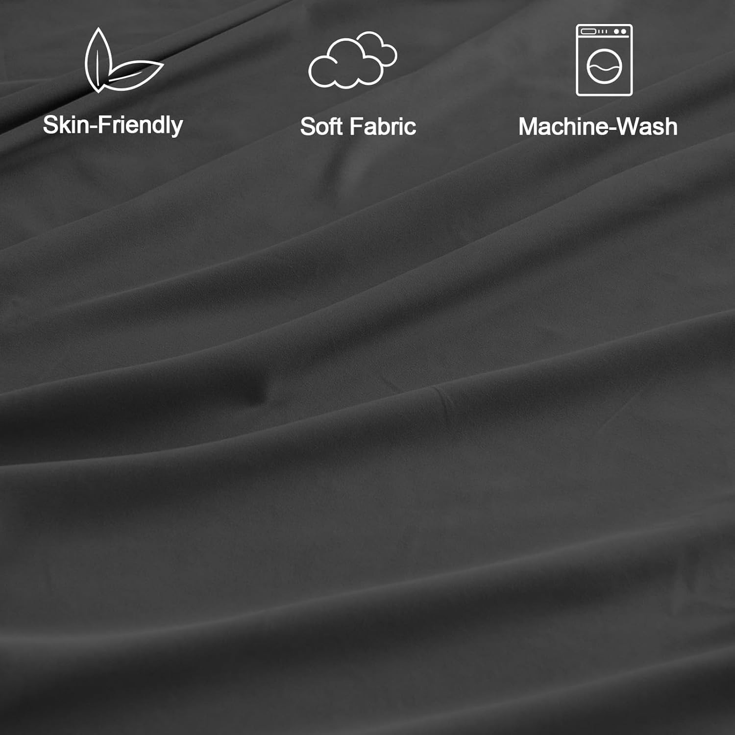 Split Top King Sheet Set for Adjustable Bed 4 Piece Bed Sheet Set Deep Pocket