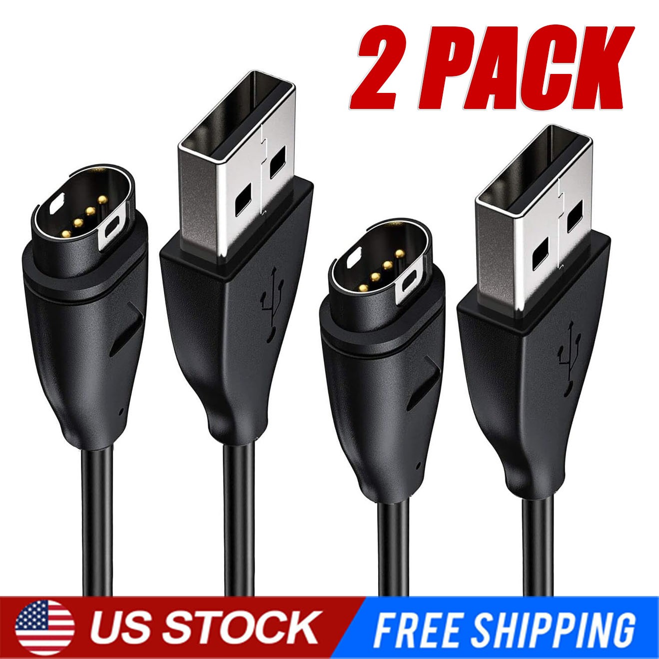USB Charger for Garmin Fenix 5X Vivoactive 3 Vivosport Watch Charging Cable Cord