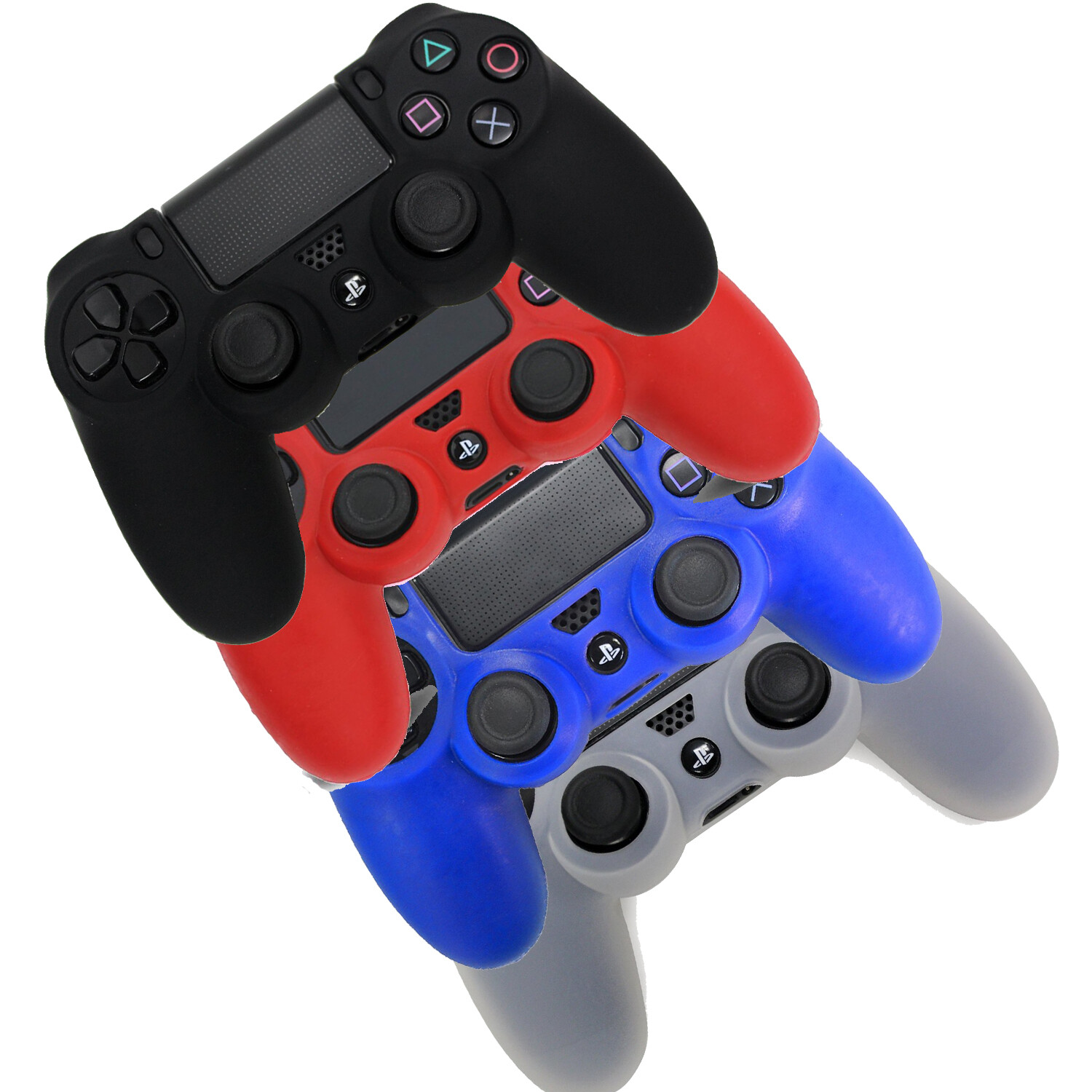 For Sony Playstation4 PS4 Controller  Protective Silicone Rubber Gel Cover Case