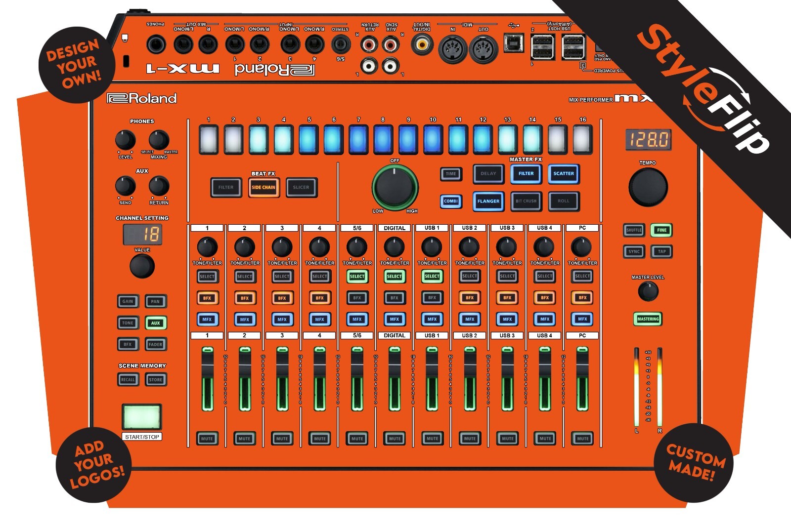 Roland MX-1 Skin | Custom Design | Protective Decal | StyleFlip Skins