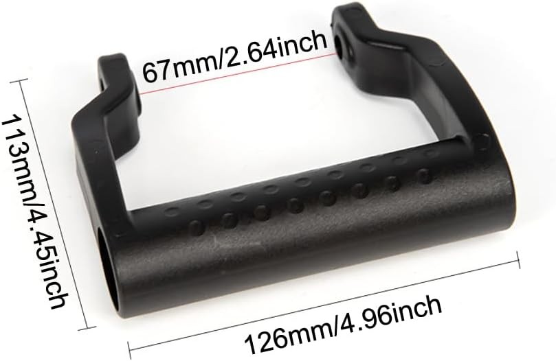 2 Pack Angle Grinder Handle Replacement U Shape Non-Slip Loop Grip for 8mmThread