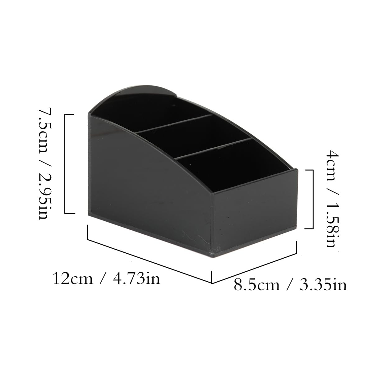 BinaryABC Coffee Bar Sugar Packet Holder,Sugar ONE SIZE, Black
