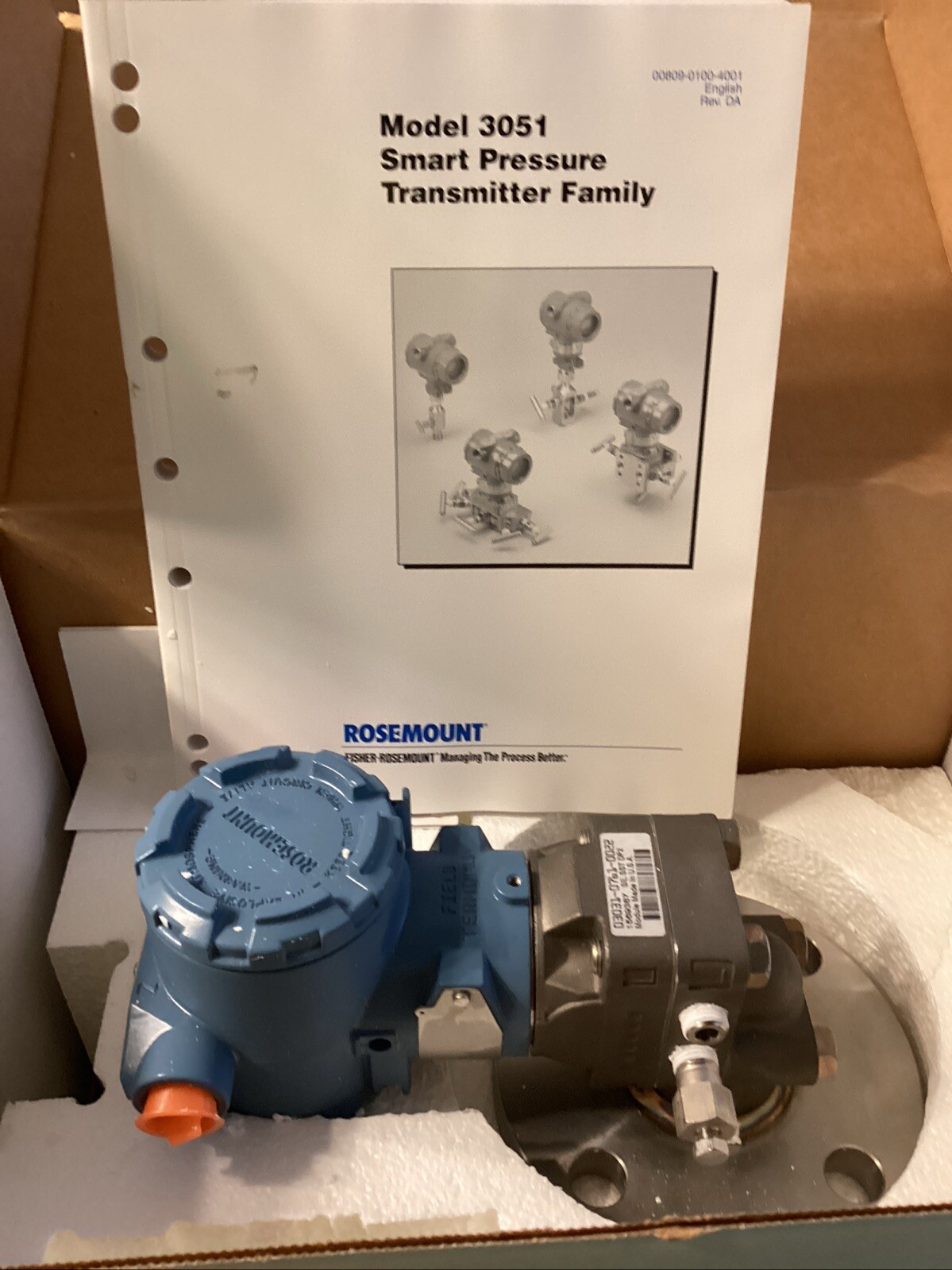 ROSEMOUNT….3051CD2A02A1AFA….Pressure Transmitter….NEW 😀
