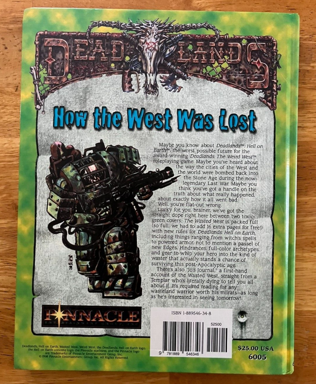 Deadlands: HELL ON EARTH THE WASTED WEST PEG 6005