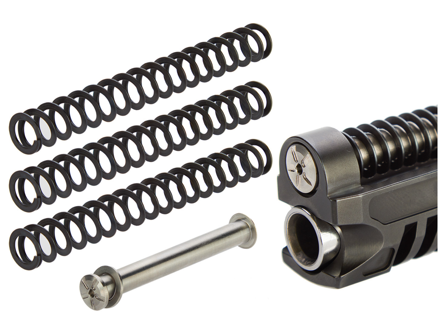 NDZ Sig P365 3.1" Stainless Steel Guide Rod Assebly Tuner Pack ISMI Springs