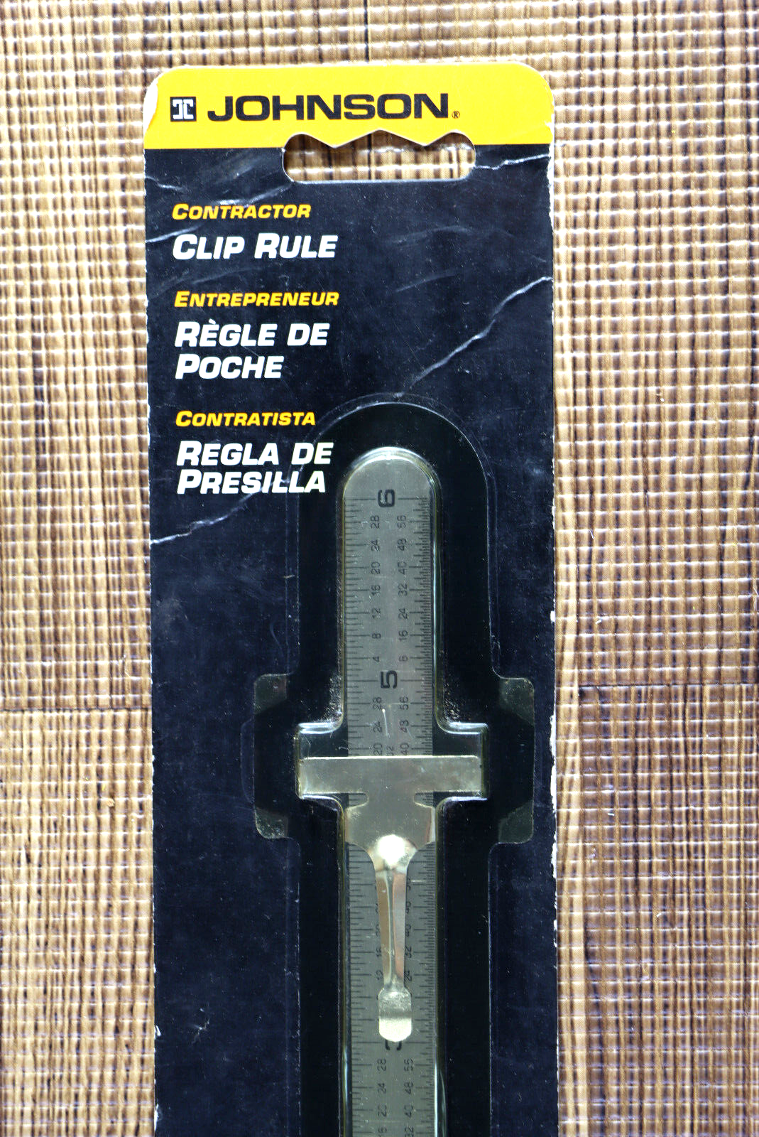 Johnson Level & Tool 6" Rule Pocket Clip 7202