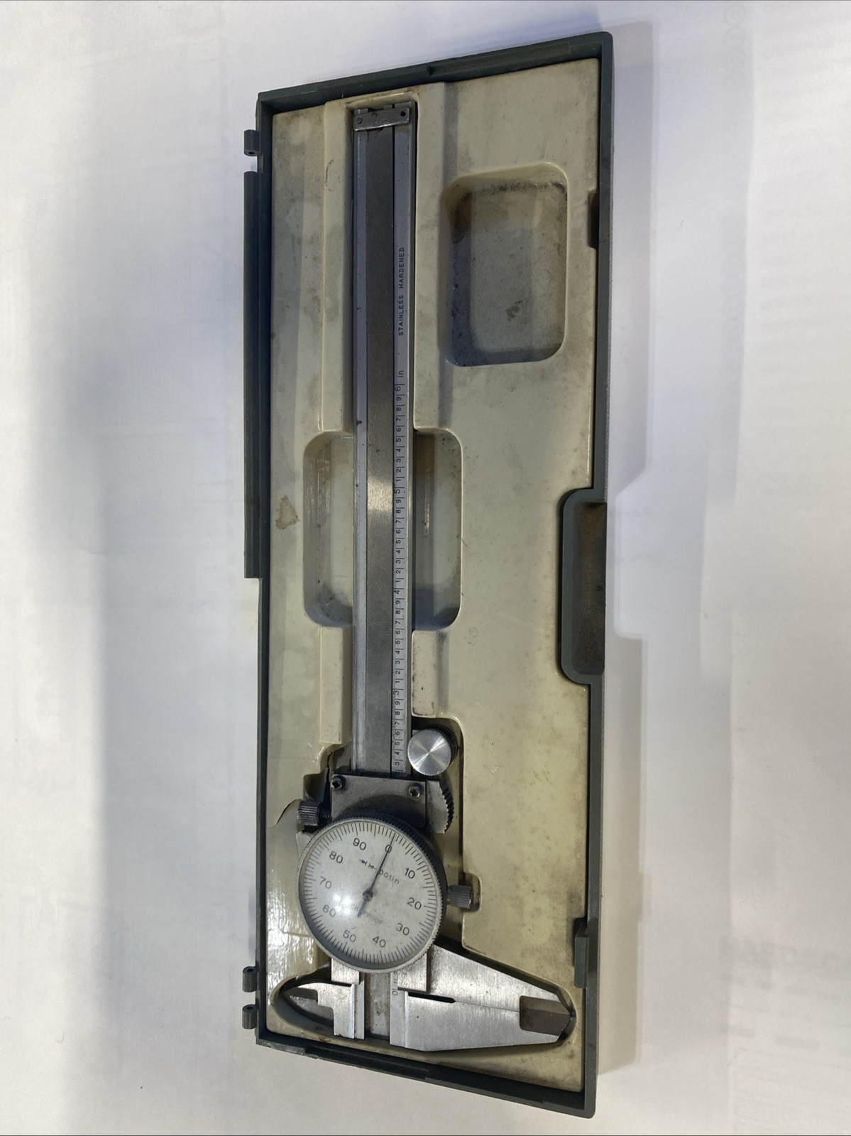 Shockproof Dial Caliper Stainless Steel 0-6" Range 0.001" Accuracy