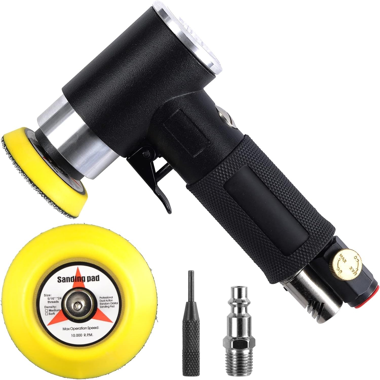 2" And 3" Random Orbital Air Sander Dual Action Polisher Air Angle Sa
