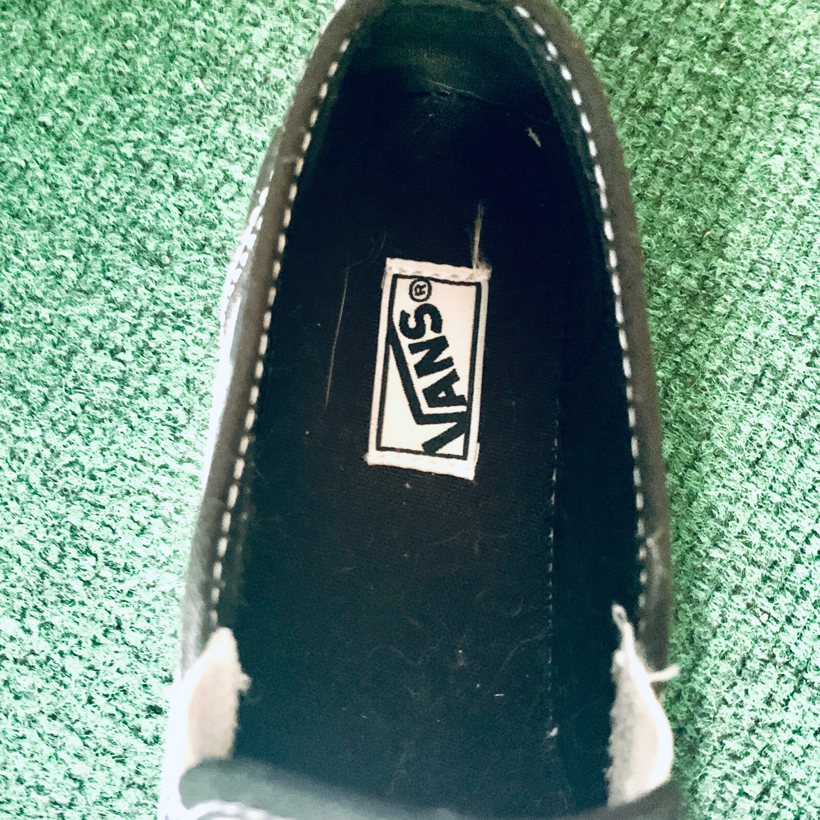 Vans Women's Slip-on Canvas Sneaker Flats Black White Lg Gingham Check Sz 6