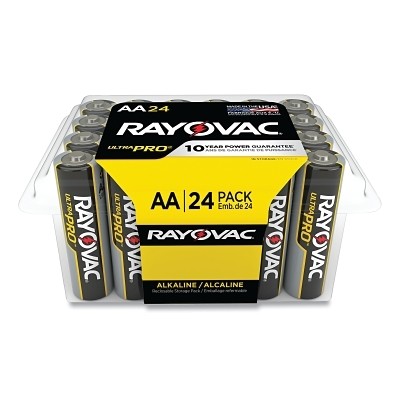 Ultra Pro™ Alkaline Battery, AA, 1.5 V, Pack of 24  ALAA-24PP 128004740970