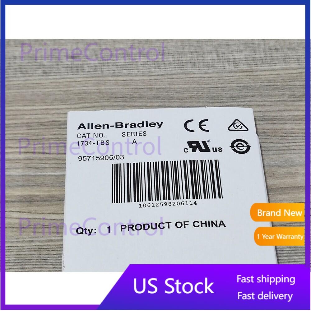 New Allen-Bradley 1734-TBS POINT I/O Module Terminal Base 1734TBS US Free Tax