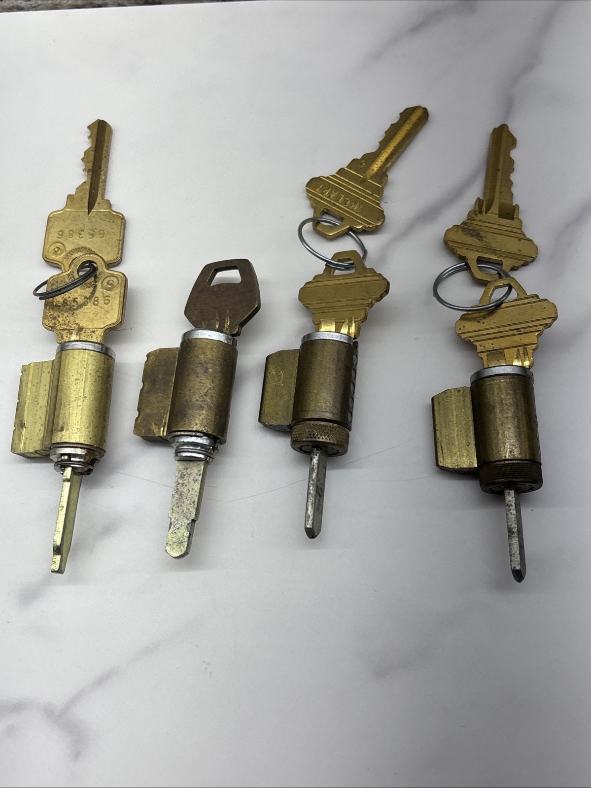 Four Miscellaneous Cylinders with Keys 78887 45