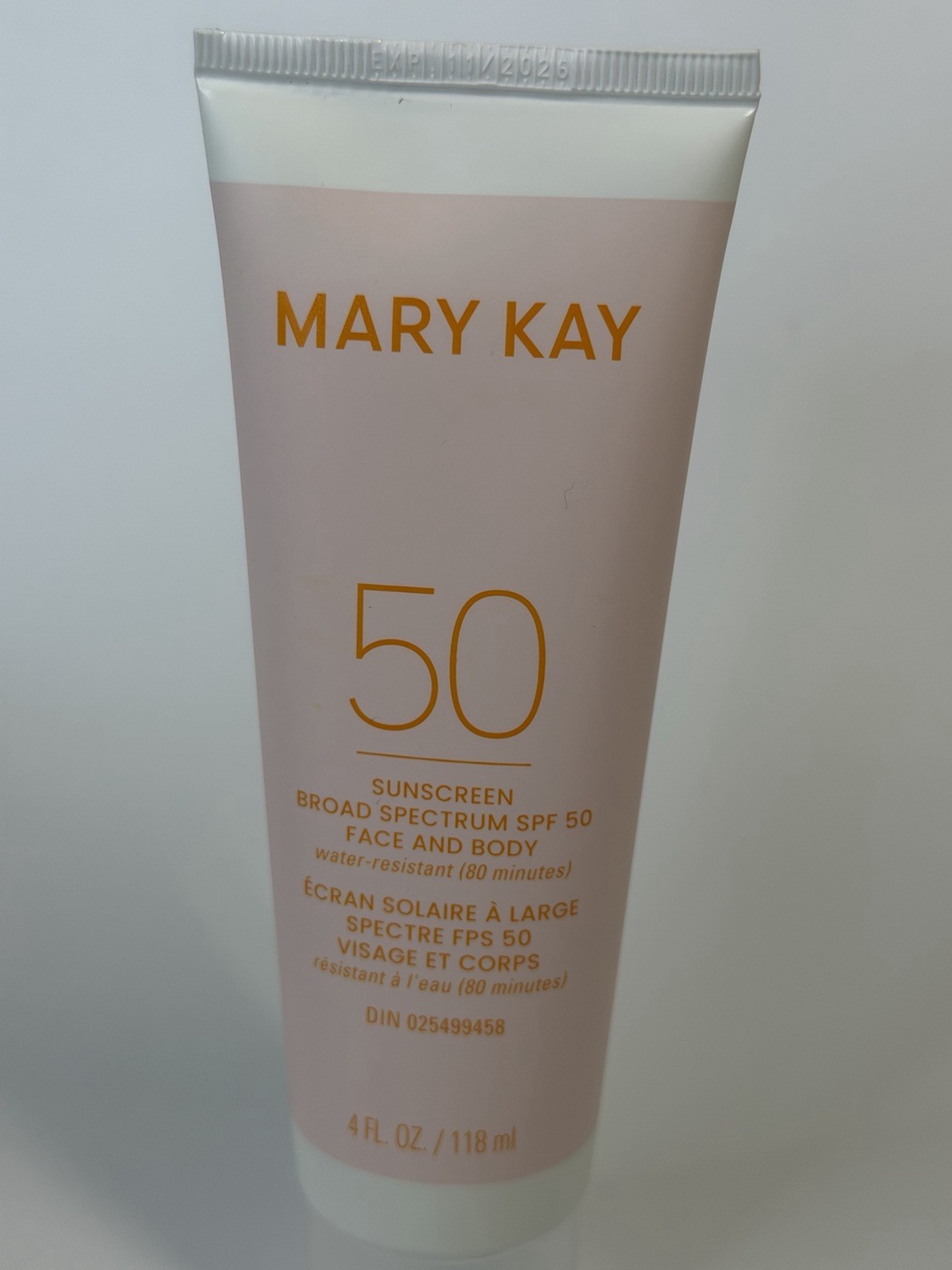 Mary Kay Sunscreen Broad Spectrum SPF 50 4.0 Oz. #237287 NIB Face Body