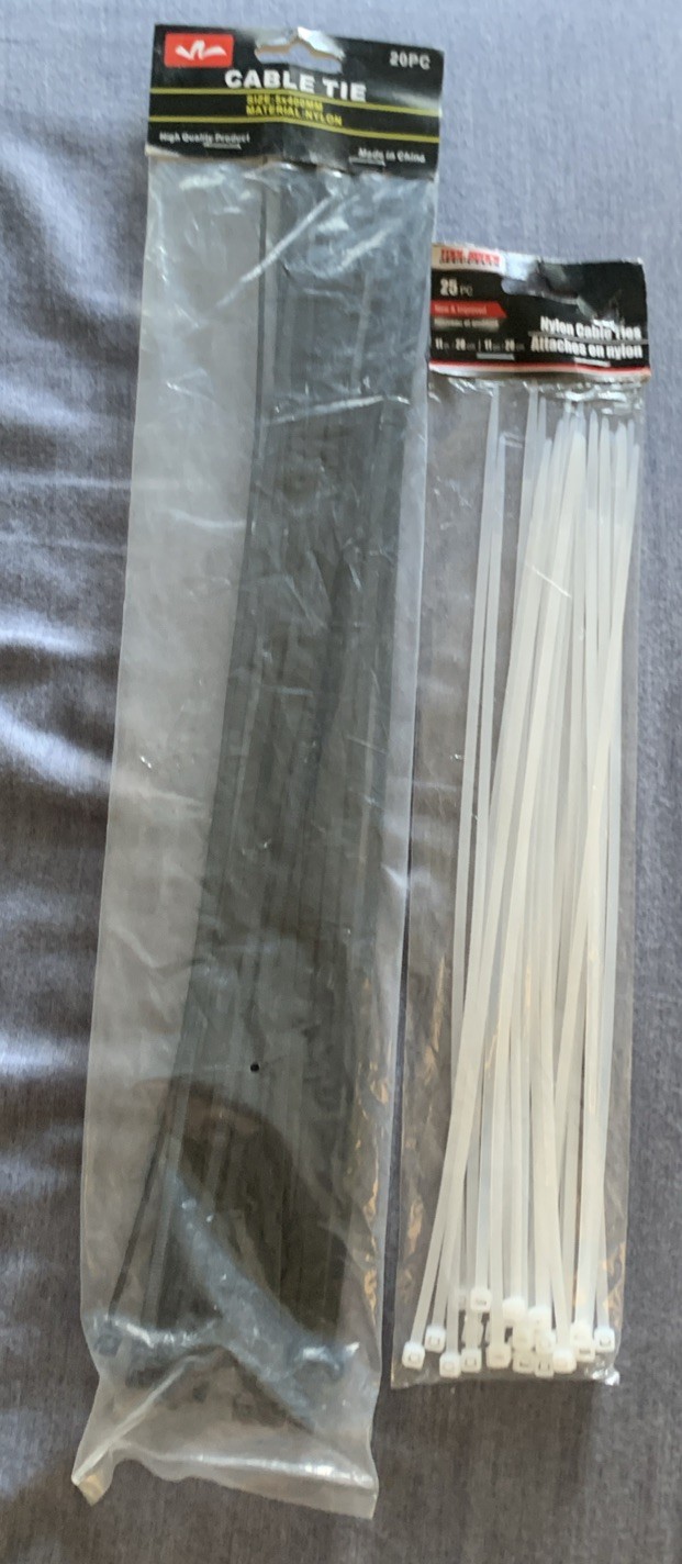 Cable Tie Lot Of 2. 45 Piece