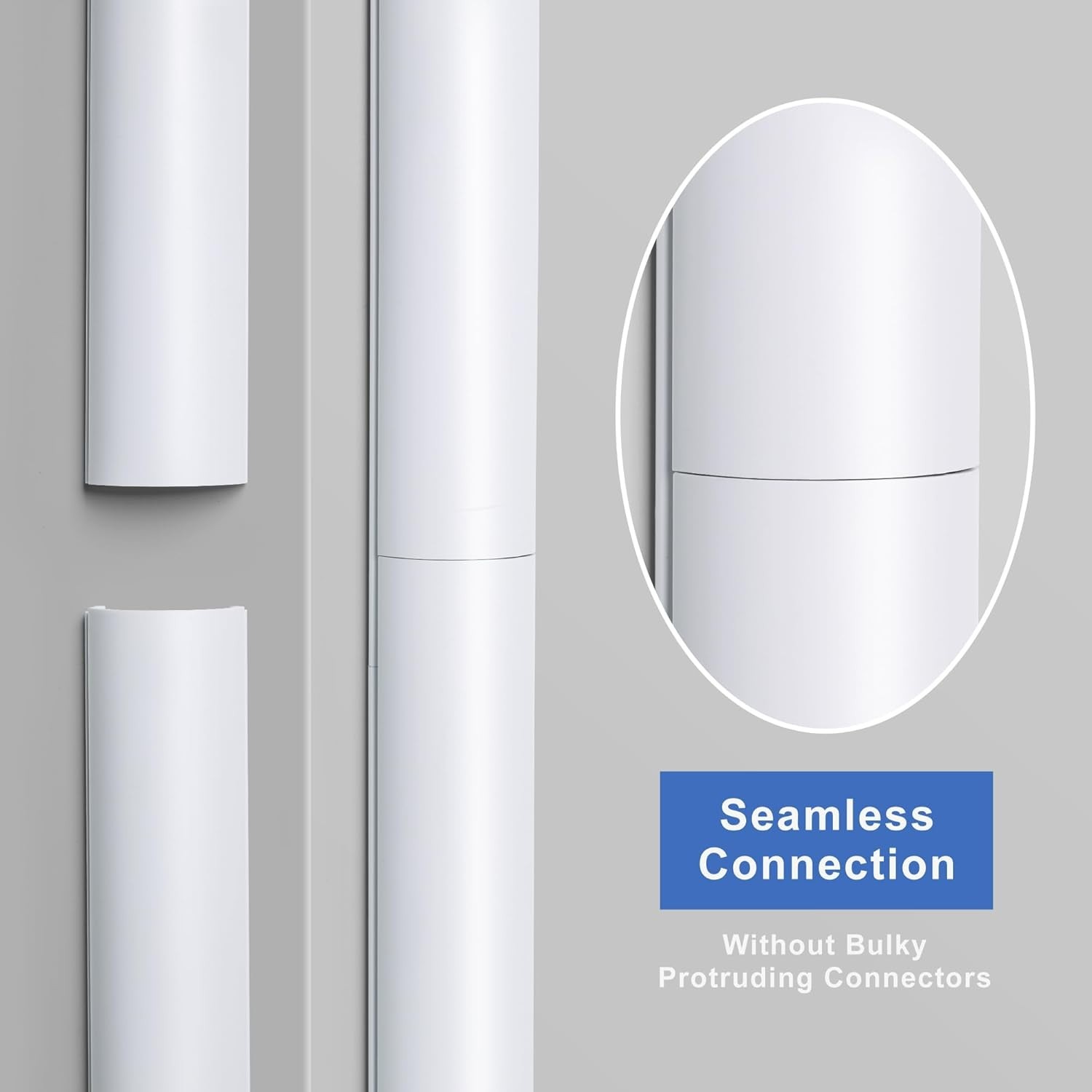 Self-Adhesive 34in Cord Covers for Seamless Cable Management - Customizable