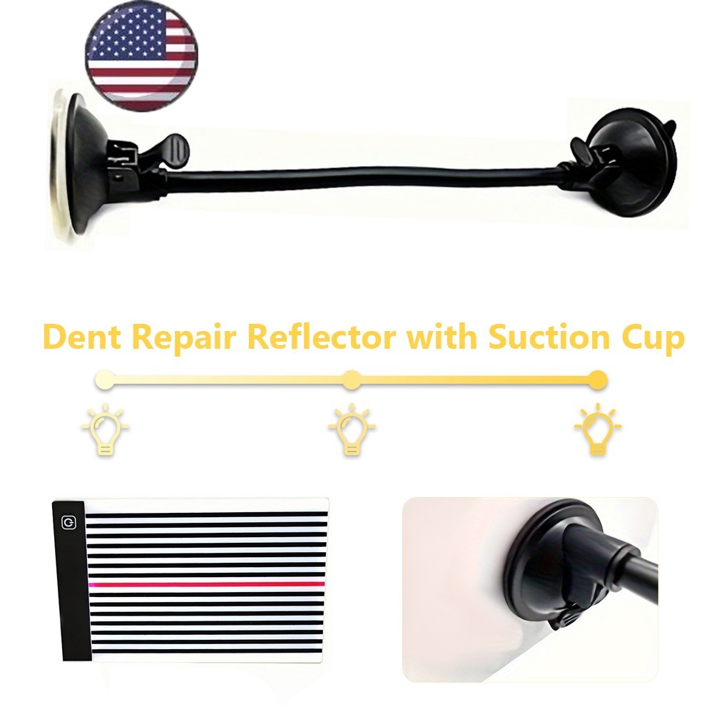 Car Dent Repair LED Line Board PDR Dent Detector Removal Reflector Light US