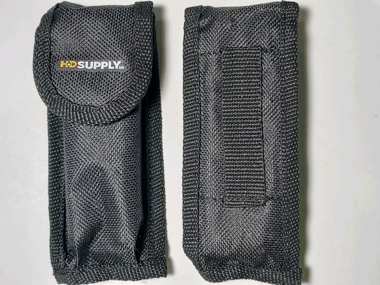 2 HD Supply Multi Tools with Nylon Pouch - 1 used, 1 new