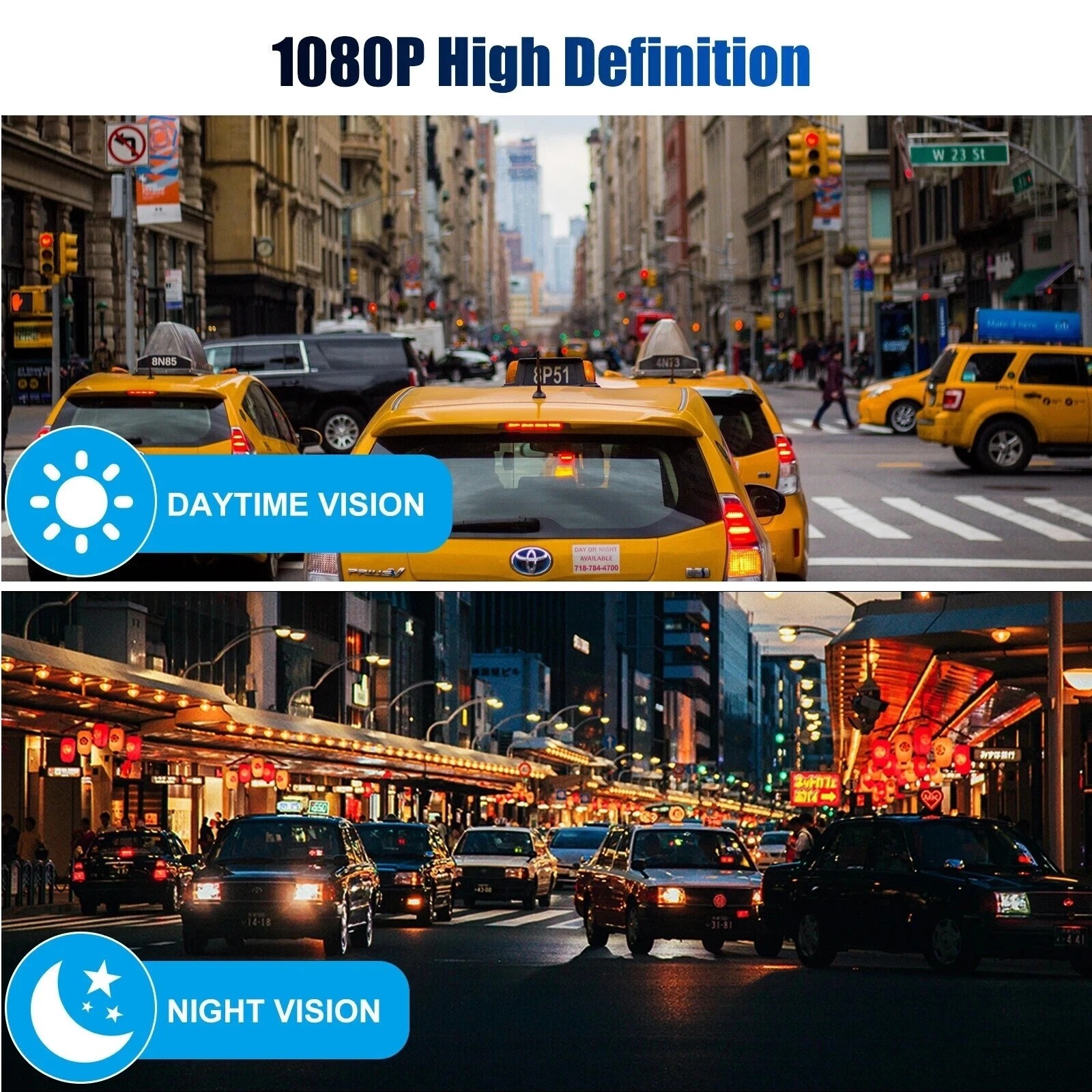 Car DVR Camera HD 1080P ADAS Video Recorder in-Dash Cam for Player Android USB