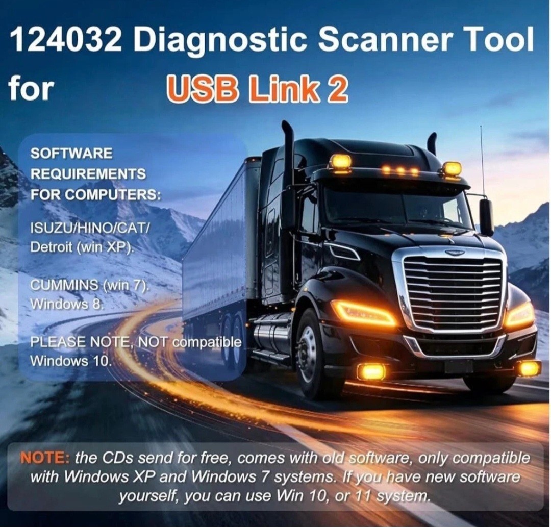 Universal Truck Excavator Diagnostic Scanner Tool forNexiq USB Link 2 Interface