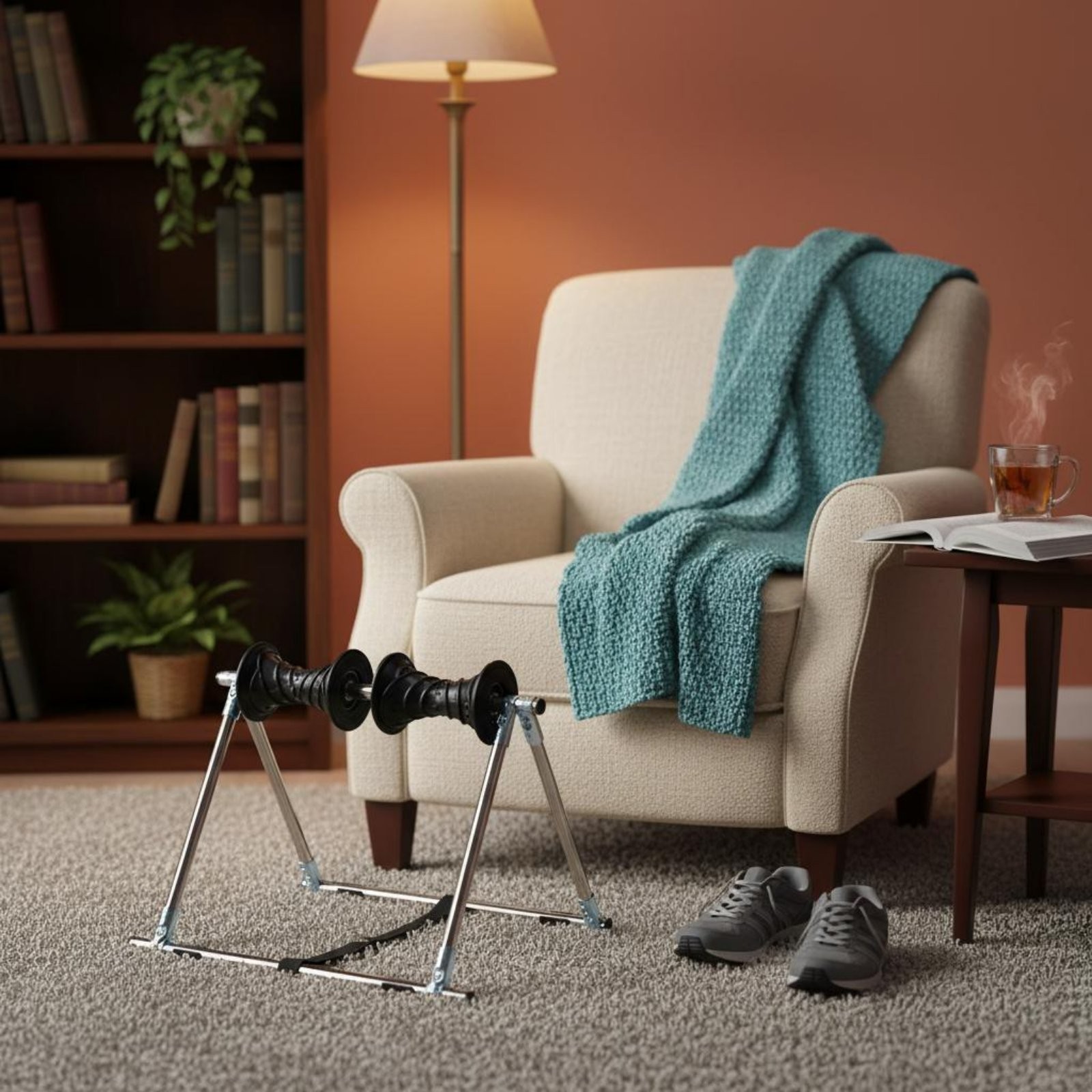 Tripod Massager Frame Easy to Use Leg Massage Massager Full Physique Stretch